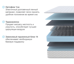 Матрас Орматек Спринг кокос 180*190